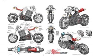 Savic Motorcycles C-Series electric cafe racer