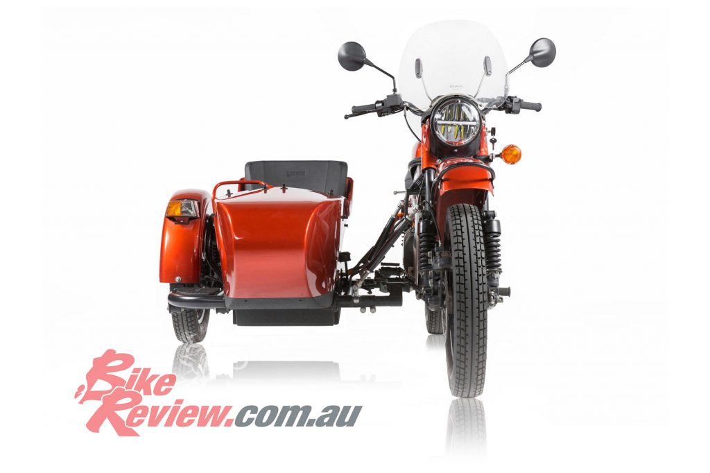 Storage, comfort and handling were not compromised with the electric Ural. 