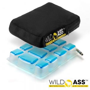 The WIld Ass Pillion cushion in Air Gel.