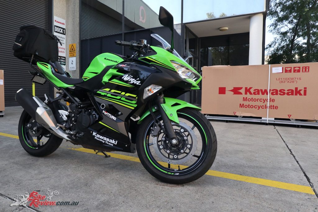 Our Project Kawasaki Ninja 400 has become a permanent fixture after Kris's wife Sam bought it as her first proper motorcycle!