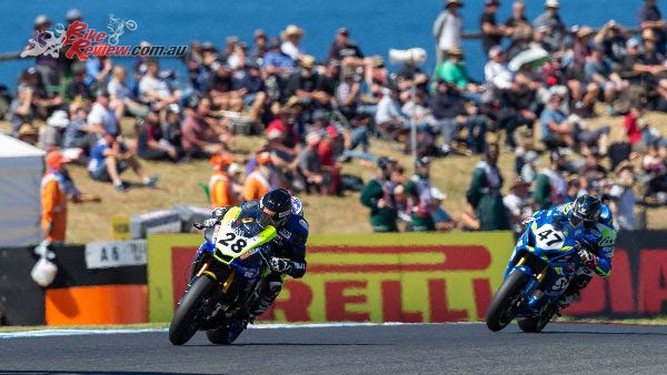 ASBK Superbikes Race 2 at Phillip Island - Image by TBG