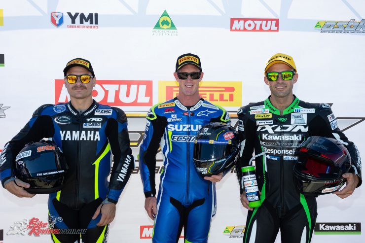 Wayne Maxwell claims ASBK Race 1 win at Phillip Island - Image by TBG