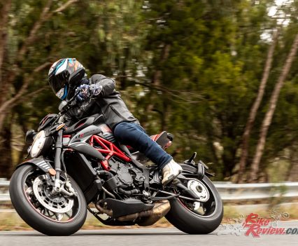 Road handling remains as good as ever, with no major changes to the chassis. Over a variety of Aussie roads, the Brutale 800RR shone brightly all of the time.