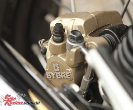Royal Enfield Continental GT 650 rear brake caliper by Bybre