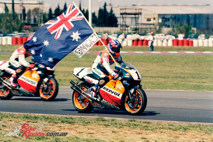 It's almost impossible to believe that the NSR500 had a rocky start, especially since Mick Doohan won five world championships on it!