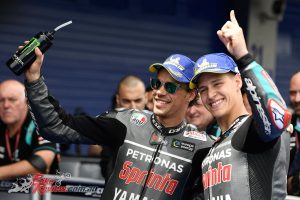 Fabio Quartararo and Franco Morbidelli