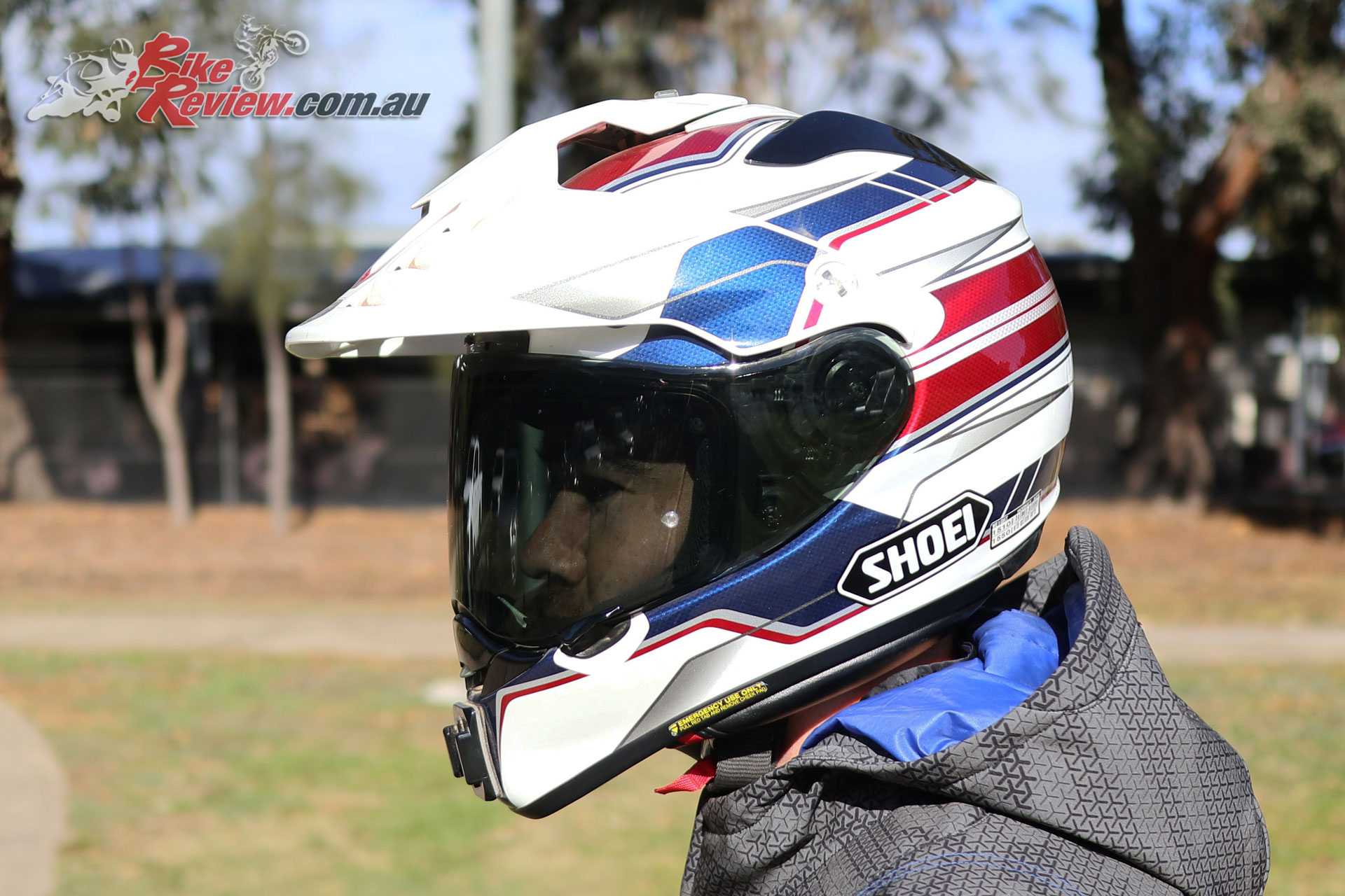 shoei adventure touring helmet