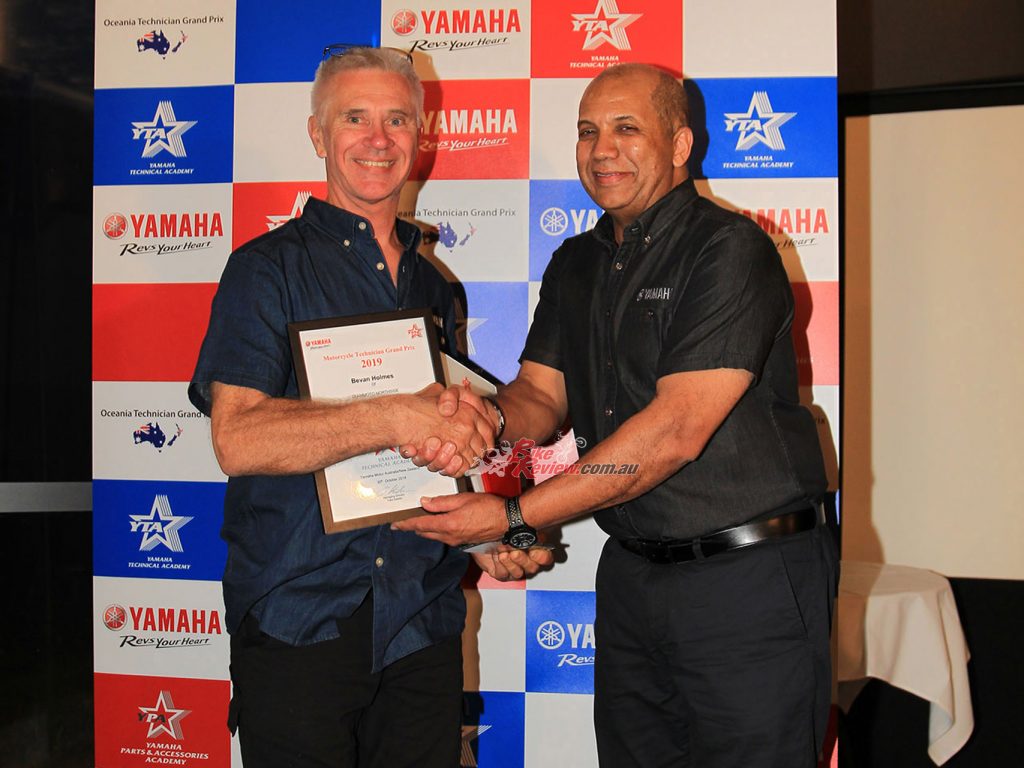Bevan Holmes has won the 2019 Yamaha Oceania Technical Grand Prix.