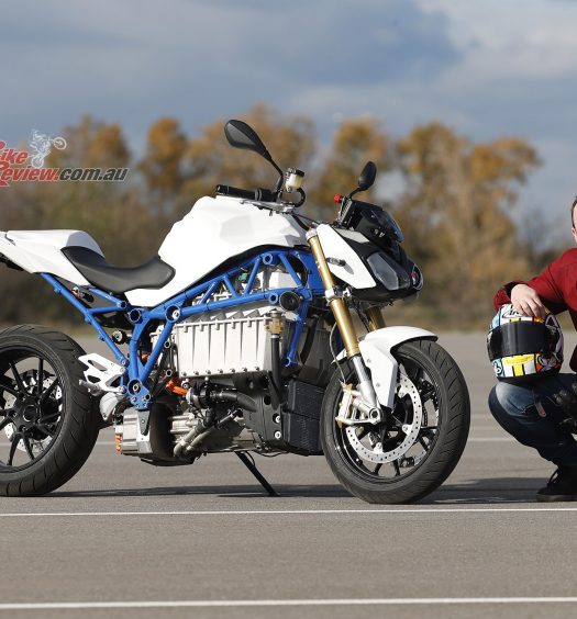 BMW Electric eRoadster motorcycle.