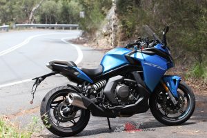 KISKA designed, Metzeler tyres, KYB suspension, TFT dash and more... the 650GT is a step forward from CFMoto.