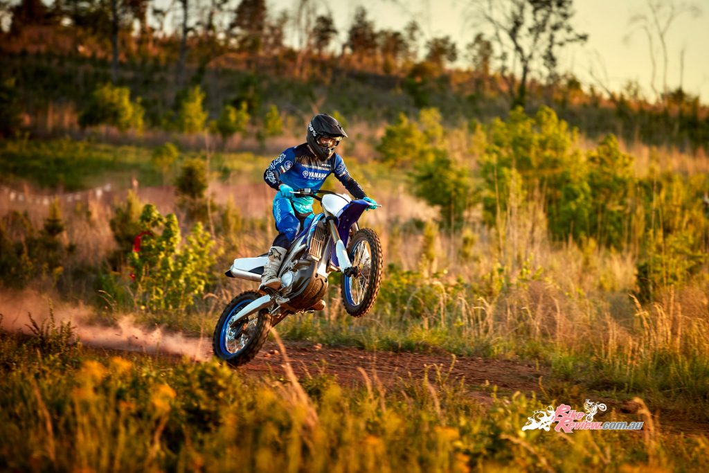 Mass centralisation is one of the key features on the 2020 YZ450FX, with a new fuel tank and engine configuration contributing factors.