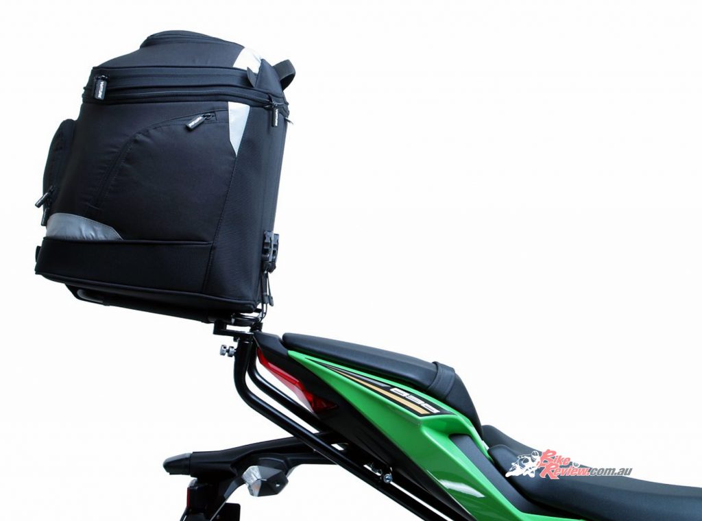 EVO-40 offers 40 litres of storage in a compact and aerodynamic package stylish pack.