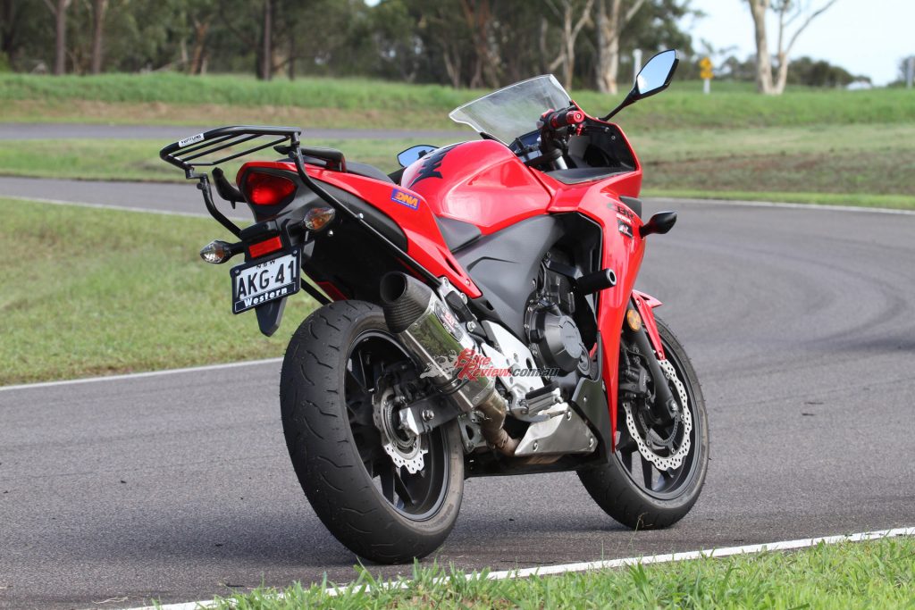 After years of owning turbocharged cars, Nick took the only logical step forward and invested in a CBR500R.
