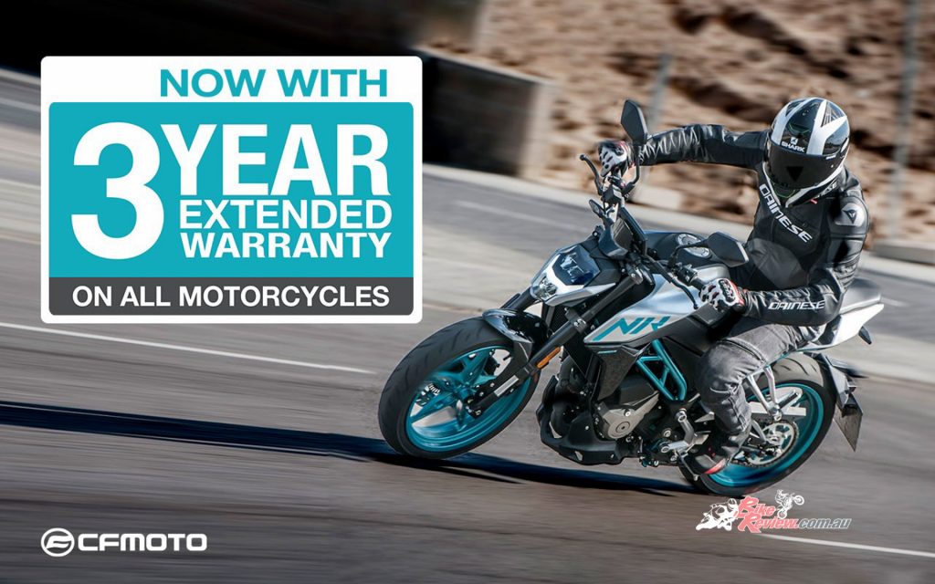CFMOTO Aus announces Three Year Extended Warranty