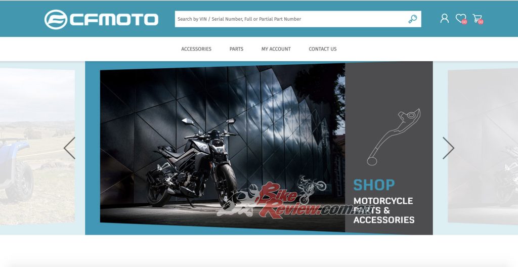 CFMOTO Australia launch online genuine spares & accessories store, shop.cfmoto.com.au