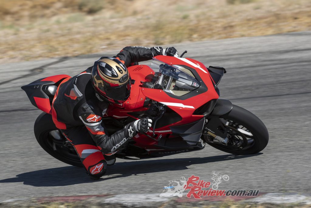 Rennie tested the Superleggera at Laguna Seca and Willow Springs and rates it as the best sportbike he has ever ridden.