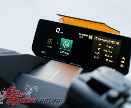 There are four selectable ride modes, including ECO, Rain, Road and Dynamic. Selectable through the TFT dash.