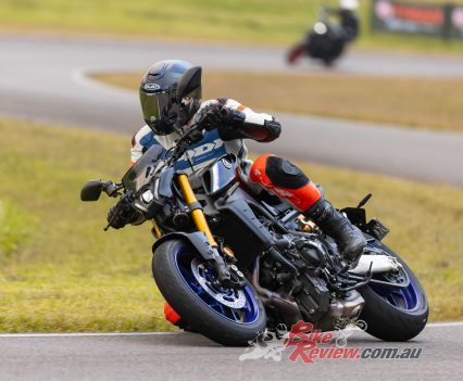 Jeff Ware on the MT-09SP.