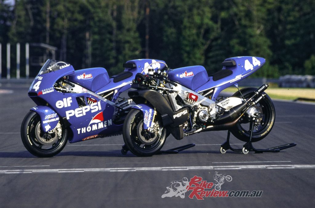 The bike Alan rode was carrying a balance shaft for the first time, in preparation for moving to a Big Bang engine.
