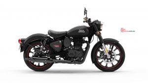 Royal Enfield Classic 350, Dark Stealth Black.