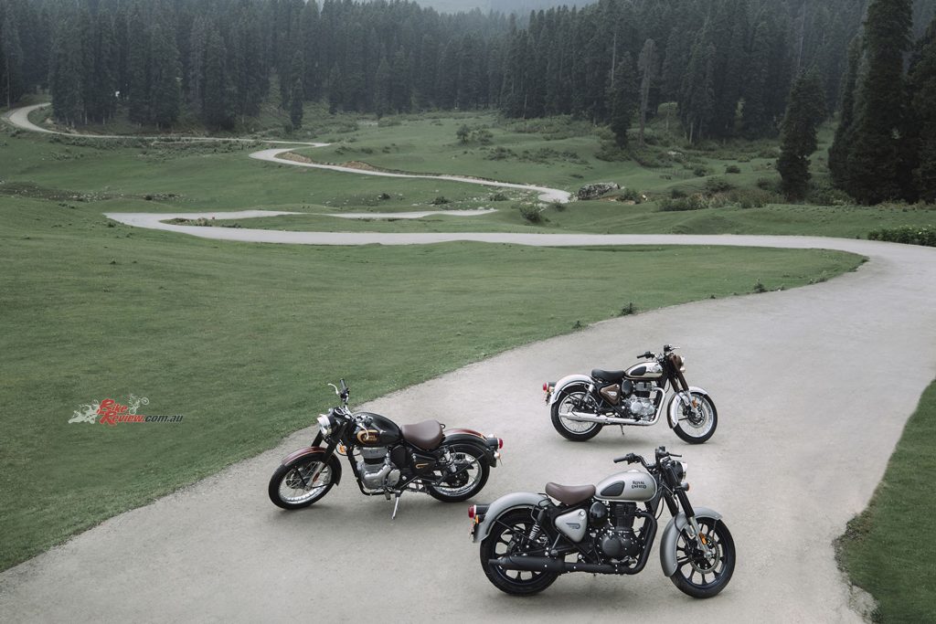 The new Royal Enfield Classic 350 has just landed and is available in five variants and 11 colourways.