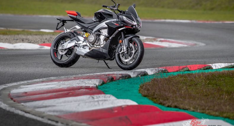 Throw your leg over a new Tuono 660 Factory for a whopping saving of $2700 rideaway, bringing the price under $20k...