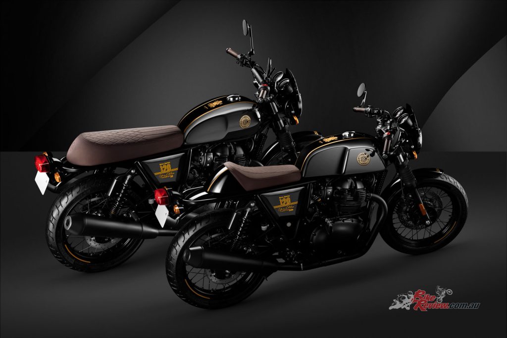 "With a limited production run of only 480 units; distributed as 120 units each for Europe, India, South-East Asia, and the Americas - 60 Continental GT 650 and 60 Interceptor INT 650."
