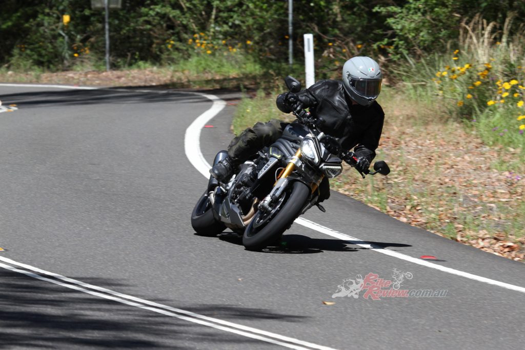 Triumph have managed to shed a decent amount of weight off the Speed Triple, making it more agile at slow speeds...