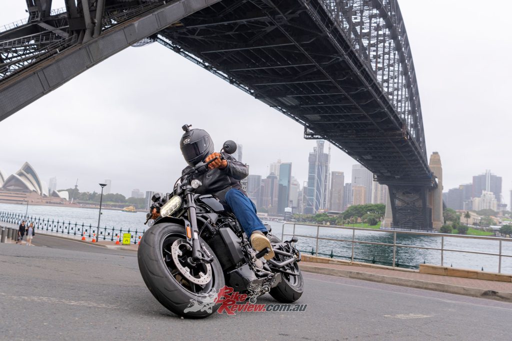 What better place to debut the Sportster S, a bike that bridges Sportster heritage with Sportster future, than a spin around the iconic Sydney Harbour Bridge. 
