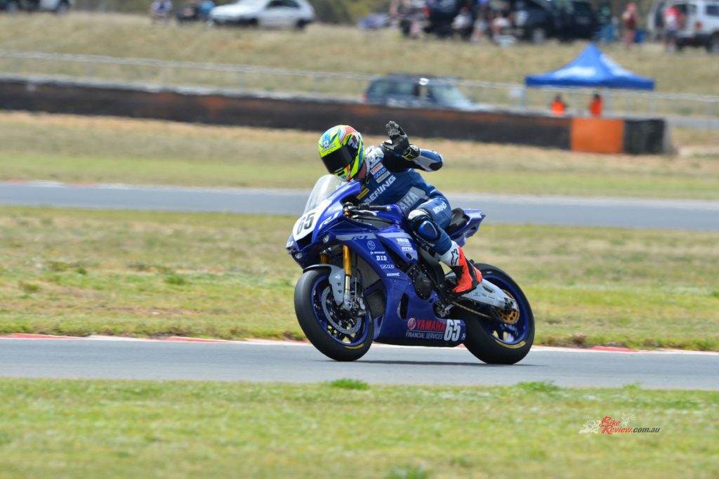After a big crash saw race one cut to just a three lap sprint, Halliday made the most out of it.