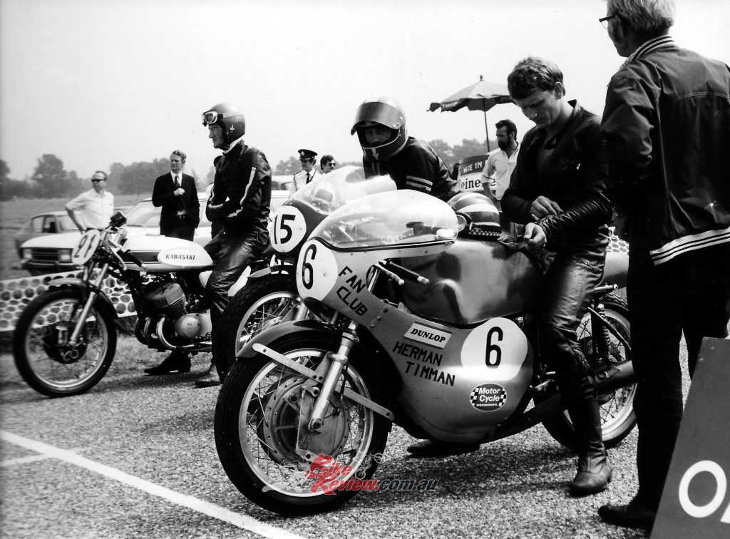 "The Drixton Honda was obviously capable of being a really competitive privateer’s tool, even with the arrival of the Kawasaki H1R two-strokes which were blindingly fast by comparison with the Italian Paton and Linto twins."