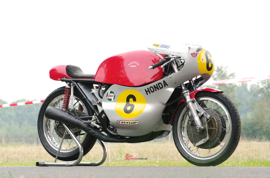 "The Drixton Honda weighed in at a very competitive 129kg dry, equally split 50.5/49.5% front to rear."