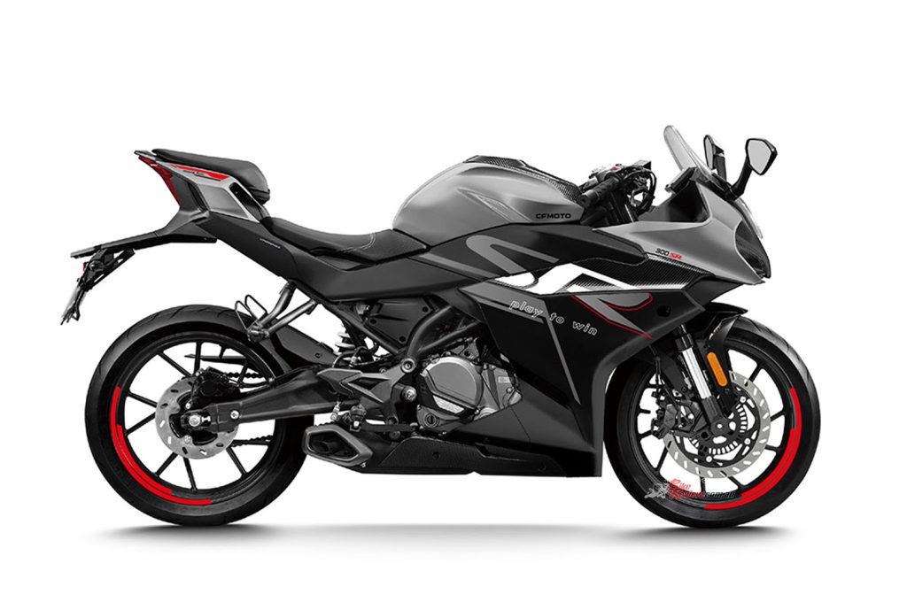 CFMOTO Australia’s first fully faired sports bike, has now been introduced in a second livery – black and grey.
