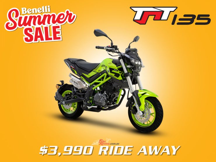 Available for immediate delivery, head down to your nearest Benelli Dealership for a test ride, or visit our website for more information. Here's to a Summer to remember!