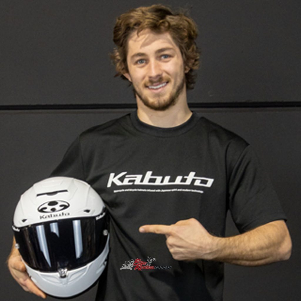 Remy has confirmed that he will be riding with a Kabuto lid in his debut MotoGP season!