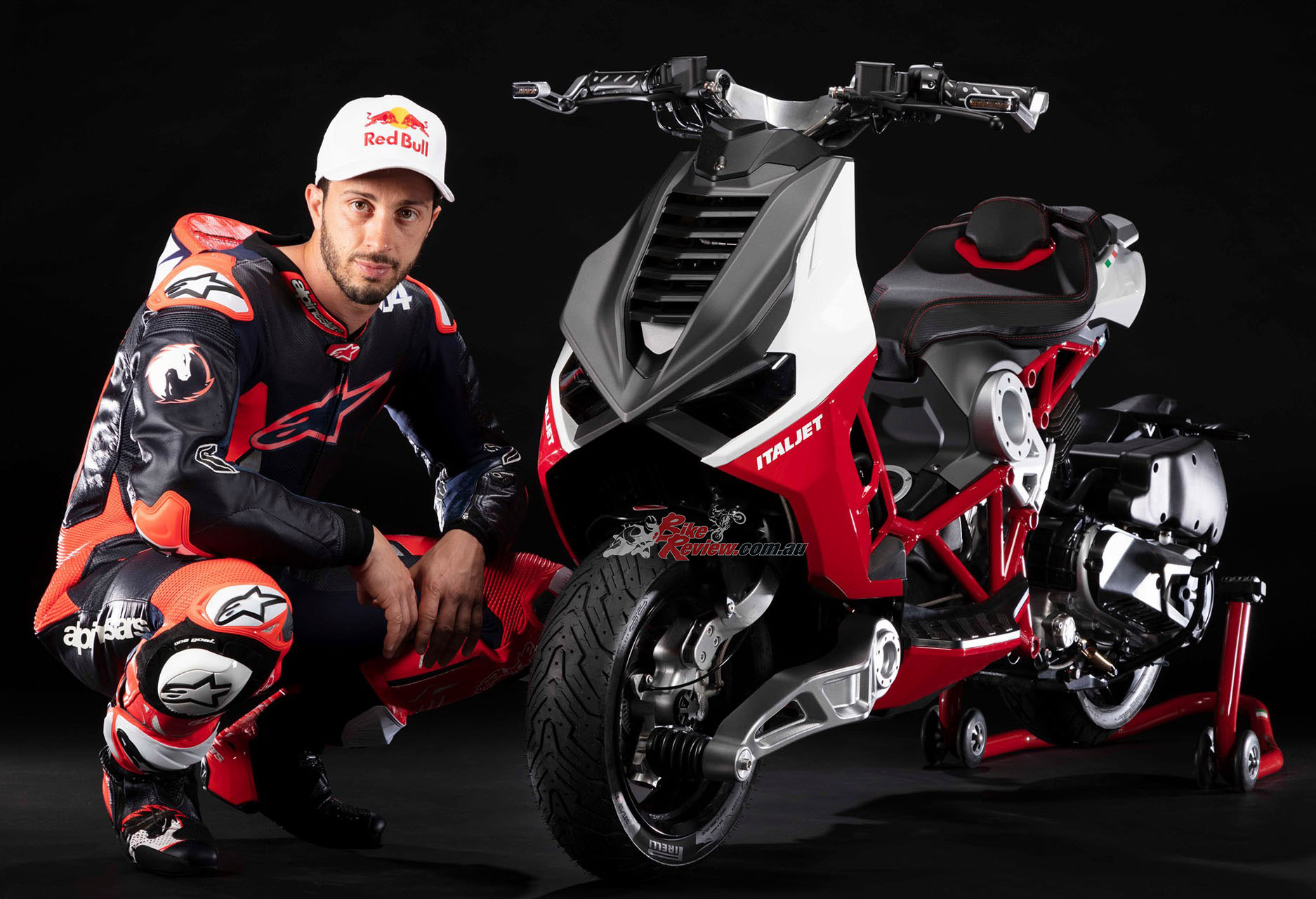"A three-year period of refinement and collaborative input from Italian MotoGP rider and now brand ambassador Andrea Dovizioso"