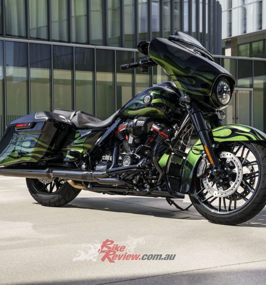 The 2022 CVO Street Glide has been given a standout paint job that'll be sure to catch everyones eye!