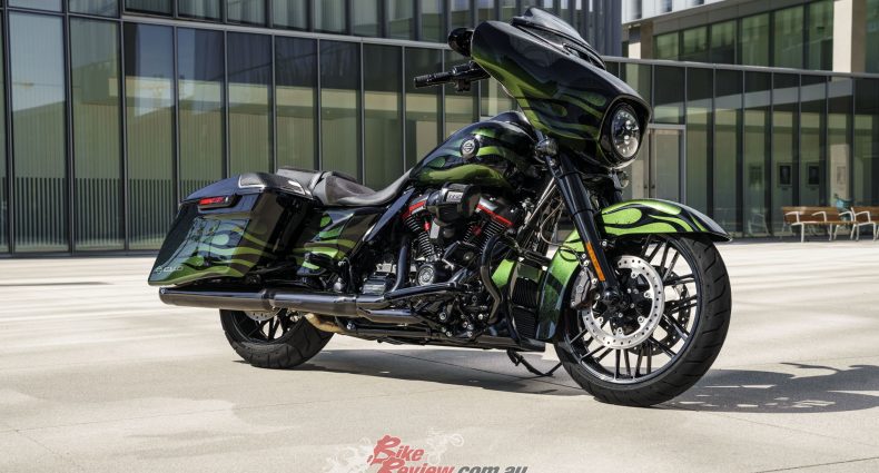 The 2022 CVO Street Glide has been given a standout paint job that'll be sure to catch everyones eye!