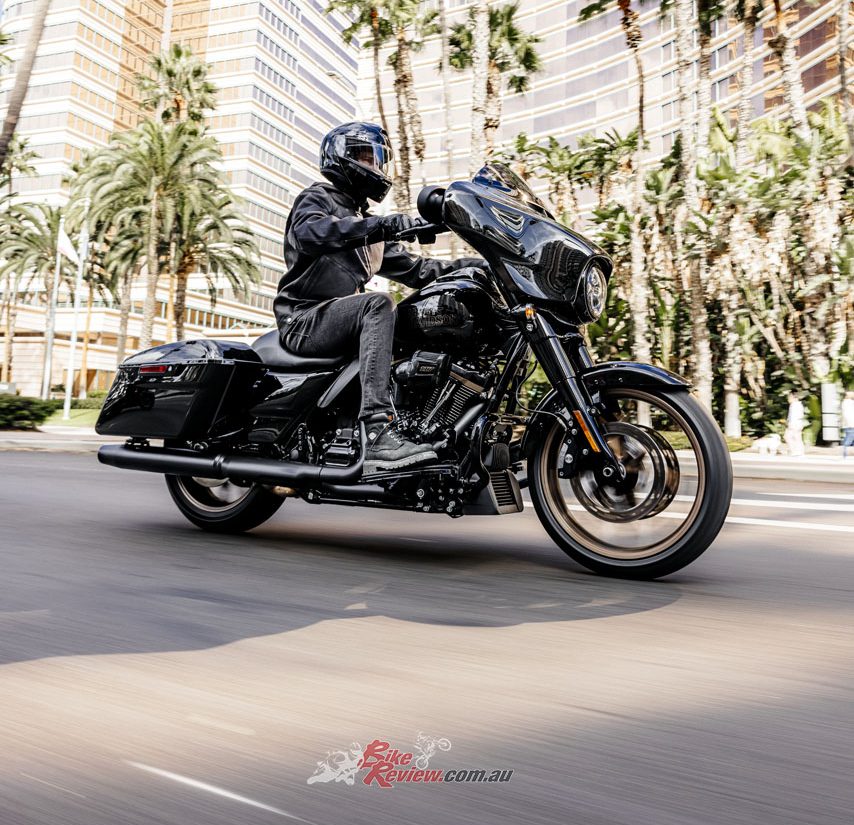 The Street Glide is equiped with electronic cruise control, this holds a steady speed for comfort on long rides.