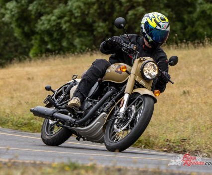 While the little single cylinder only puts out 20.2hp and 27Nm, Zane says its still great fun to ride and has plenty of character.