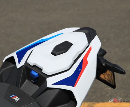 A pillion kit is available with the S 1000 R M-Sport.