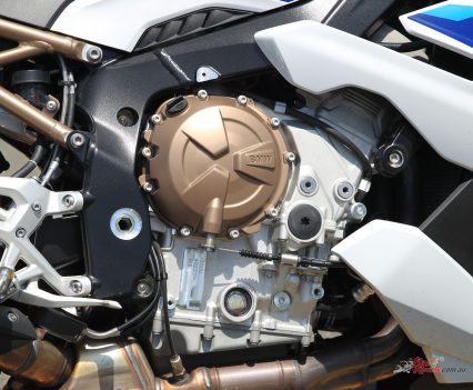 S 1000 RR superbike derived engine.