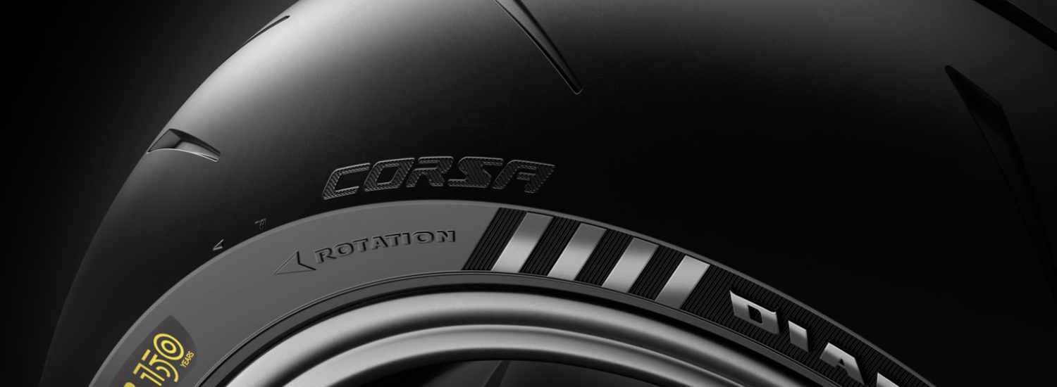 During 2022 a limited edition DIABLO ROSSO IV Corsa pays homage to this milestone and features the Pirelli's 150th anniversary logo on its sidewall.