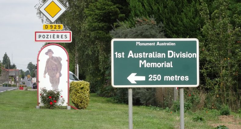 All through the Somme and the other theatres of war, signposting is careful and thorough.