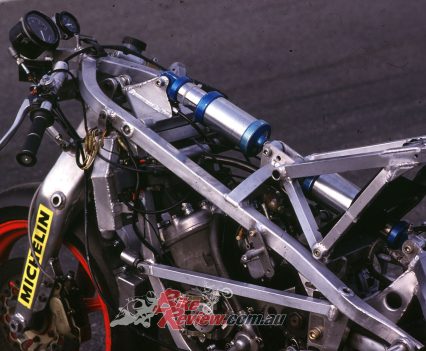 Aluminium frame Yamaha TZ250.