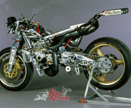 Frame, engine and exhaust, all works of art...