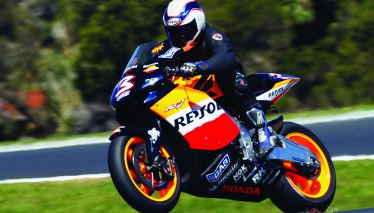 Throwback Thursday: Wayne Gardner Rides Max Biaggi’s RC211V