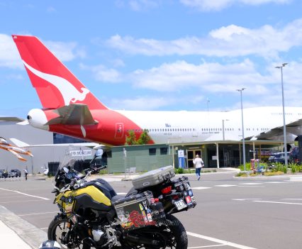 You can’t miss HARS at Shellharbour Airport. The tail of a retired Qantas 747 marks the spot in an unmistakable manner.