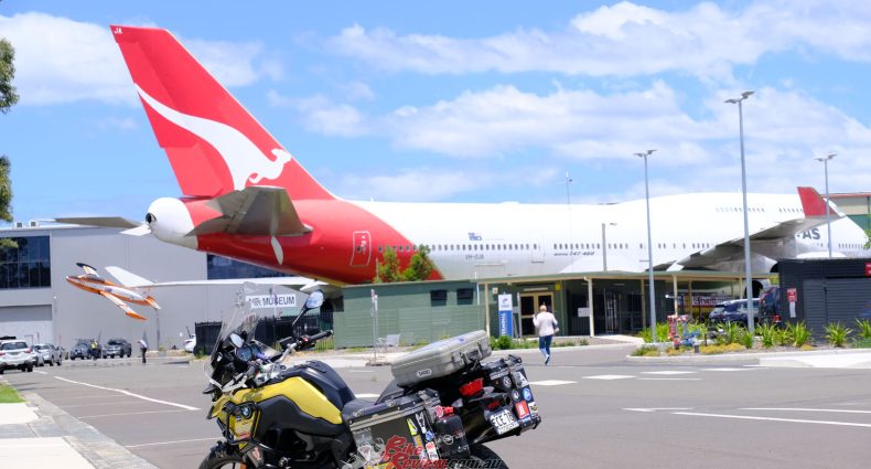 You can’t miss HARS at Shellharbour Airport. The tail of a retired Qantas 747 marks the spot in an unmistakable manner.