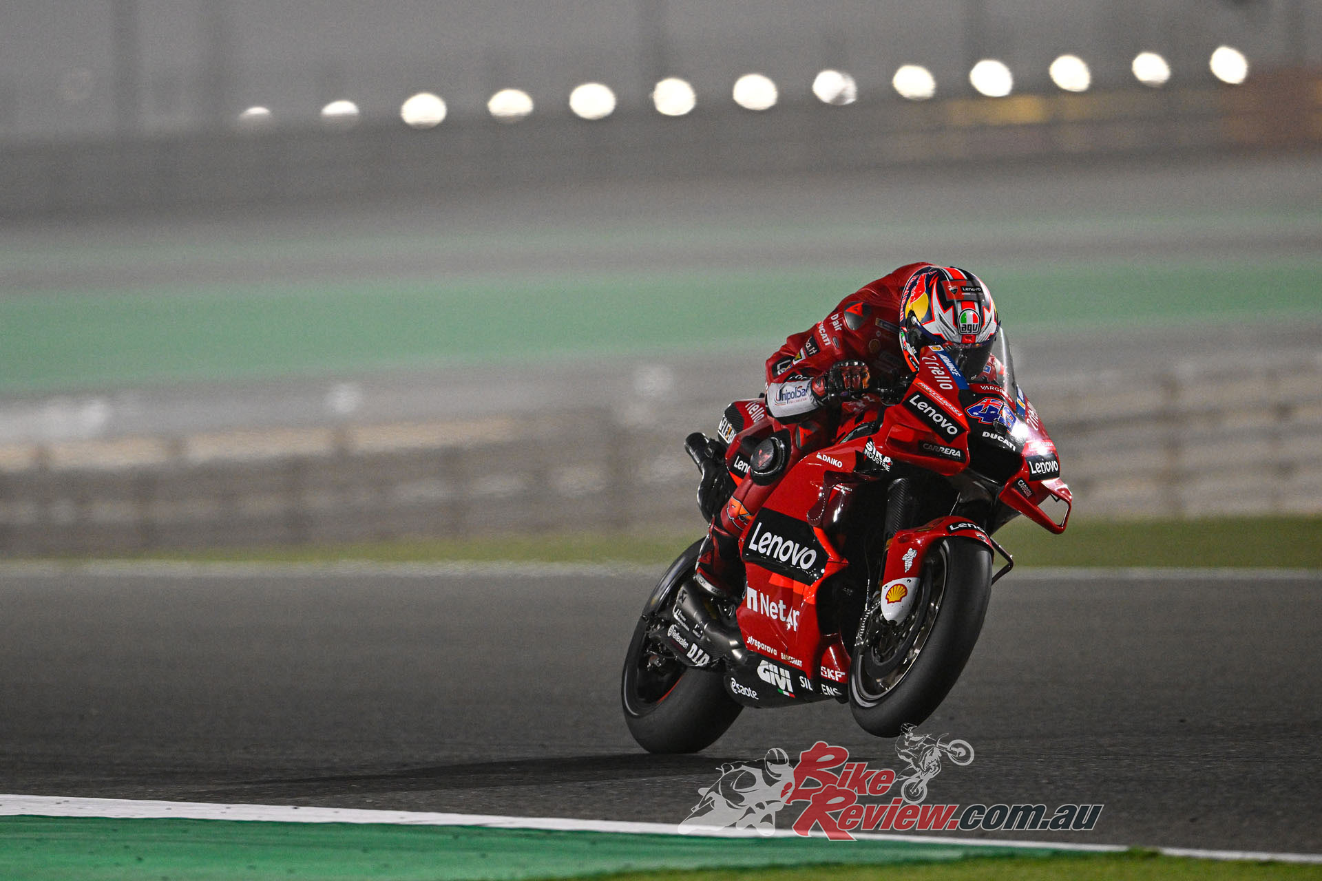 Unlucky end of the weekend for the Ducati Lenovo Team in Qatar with Miller and Bagnaia both forced to retire.